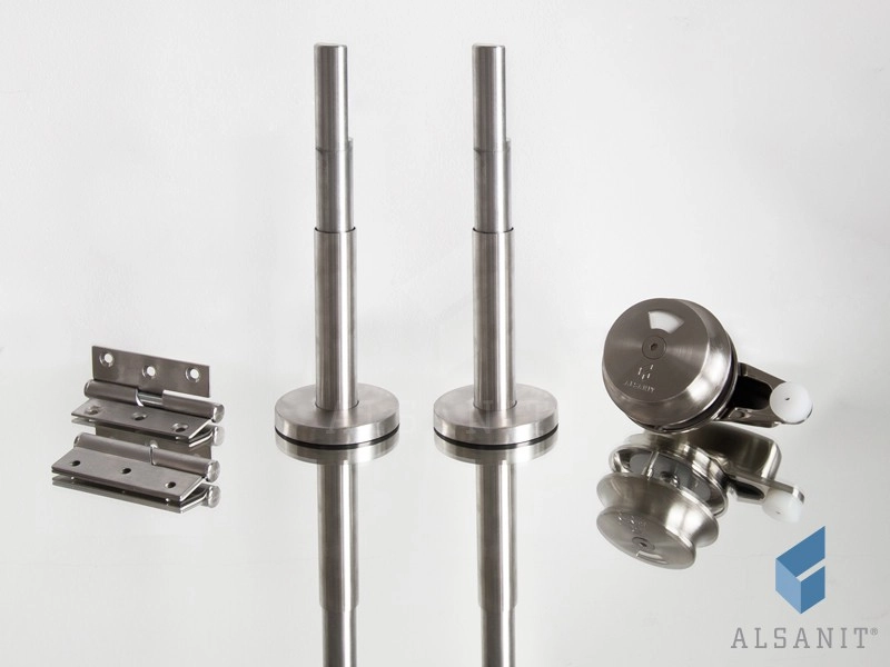 Komplet okuć do kabin WC