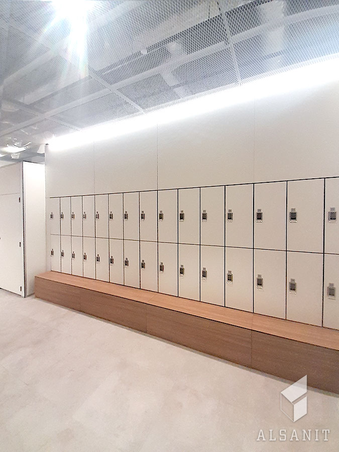 Szafki do szatni z HPL